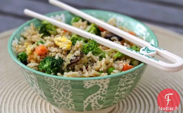 Recette de Riz Brun Frit aux Légumes