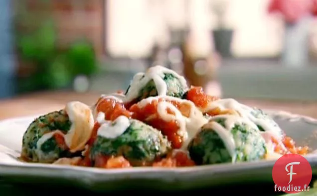Boulettes de Roquette au Parmesan