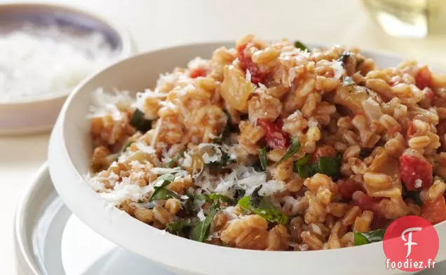 Risotto Farro et Tomate au Fromage