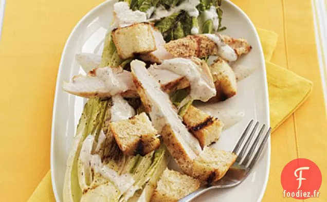 Salade César au Poulet à la Romaine Grillée