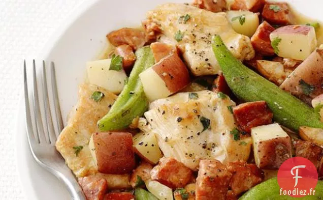 Ragoût De Poulet À L'Andouille