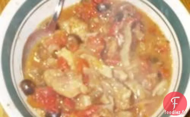 Faisan à la Mijoteuse avec Champignons et Olives