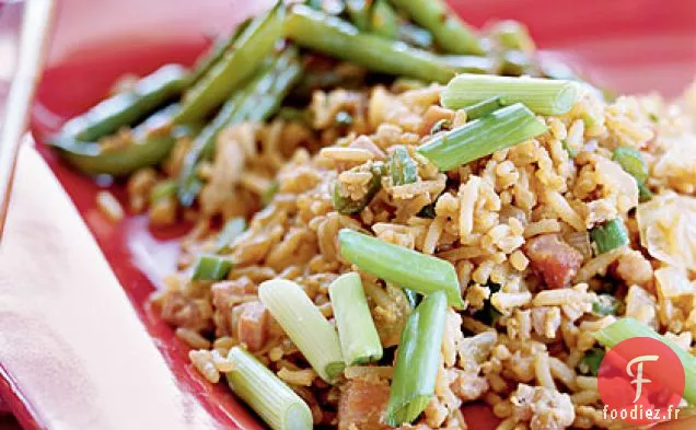 Riz Frit au Jambon et aux Œufs