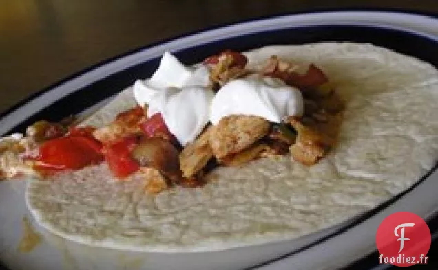 Fajitas au Poulet et Bacon