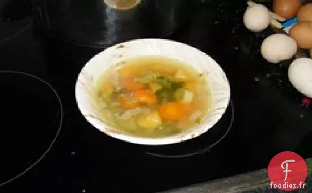 Soupe de Dinde aux Légumes Racines