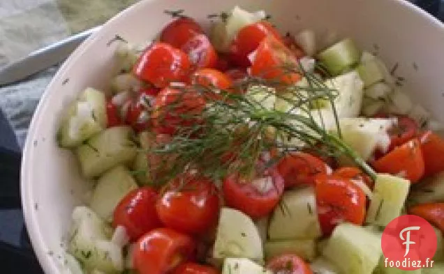 Salade de Tomates et Concombres
