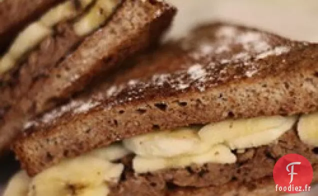 Pain Grillé à la Vanille et à La Banane