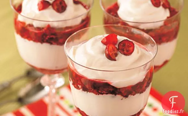 Parfaits aux Canneberges