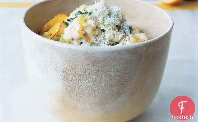 Risotto au Citron Meyer au Basilic