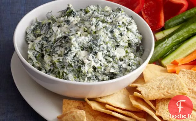 Trempette Grecque aux Épinards