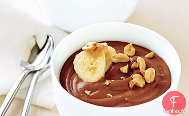 Pudding au Chocolat et au Beurre de Cacahuète