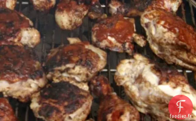 Poulet BBQ au Bourbon avec Seize Épices