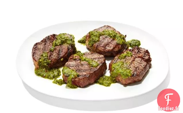 Steak De Surlonge Simple Avec Chimichurri