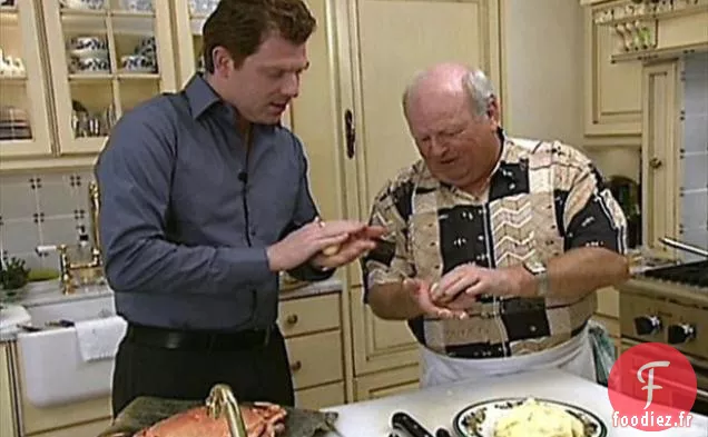 Saint-Jacques de Saumon du fleuve Columbia avec Ragoût de Champignons Sauvages et Croquettes de Pommes de Terre