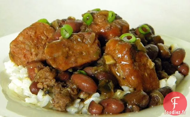 Chorizo, Haricots Et Riz