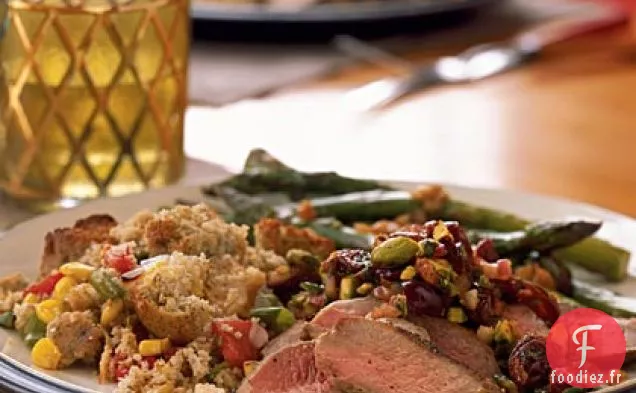 Vinaigrette au Pain de Maïs Bleu