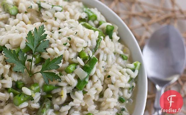 Risotto aux Asperges Citronnées