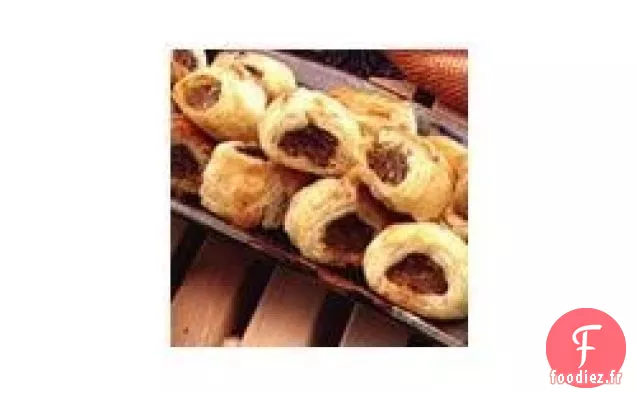 Feuilletés à la Saucisse et au Parmesan