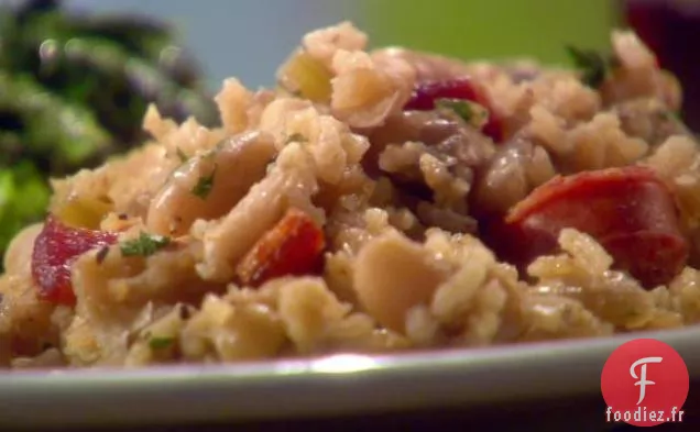 Hoppin ' Jason: Cannellini et Riz avec Saucisse à l'Andouille