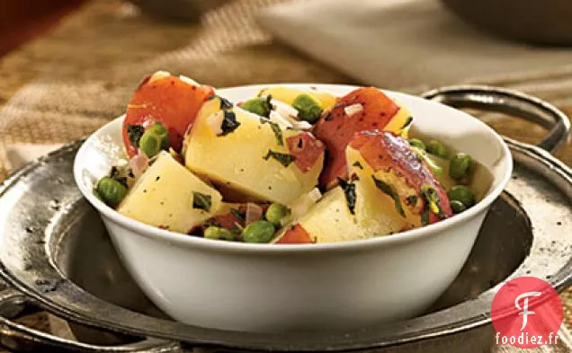 Salade de Pommes de Terre à la Menthe et Petits Pois