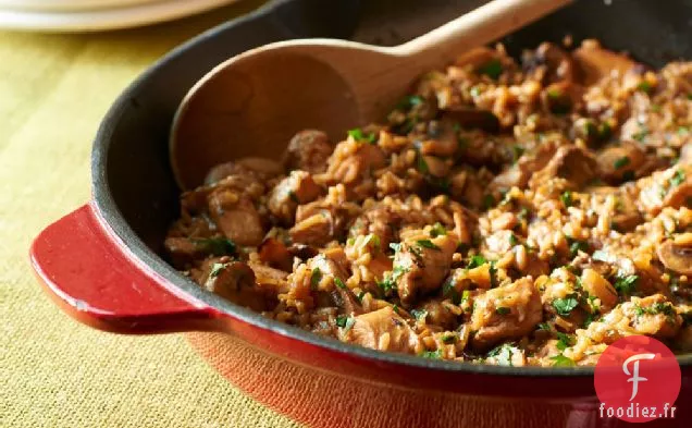 Poulet au Parmesan et Riz
