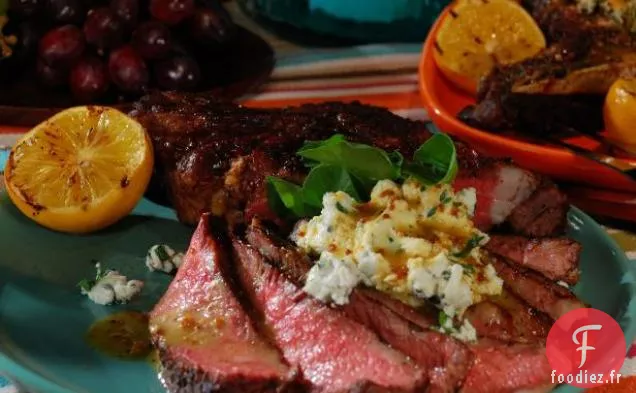 Yeux de Côtes au Fromage de Chèvre, Moutarde Meyer Citron-Miel et Cresson