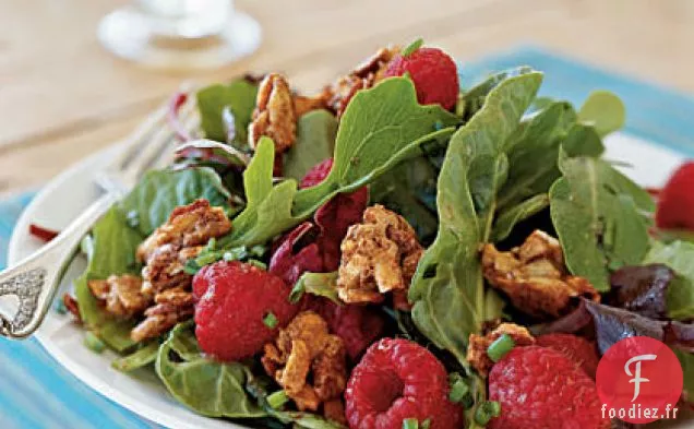 Mesclun aux Baies et Amandes Douces Épicées