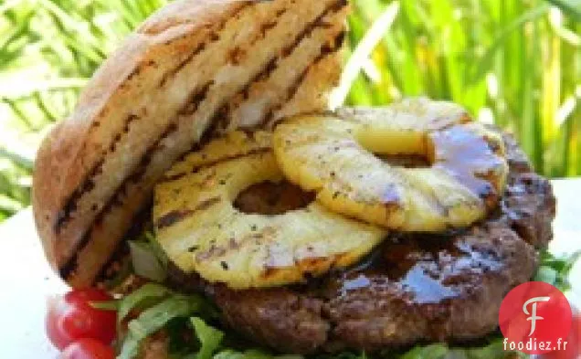 Hamburgers Teriyaki à l'Ananas