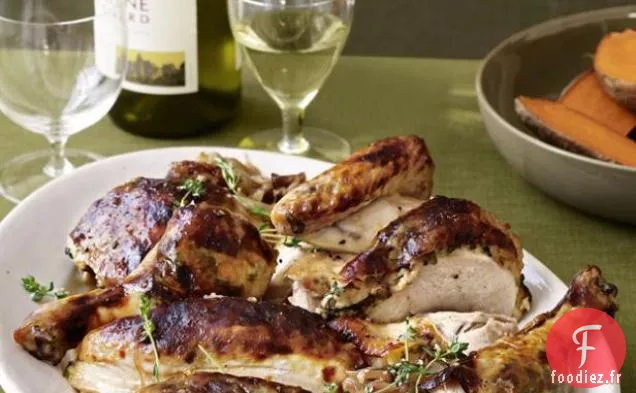 Poulet Habillé au Pain de Maïs du Sud