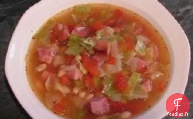 Soupe de Jambon et Haricots Blancs