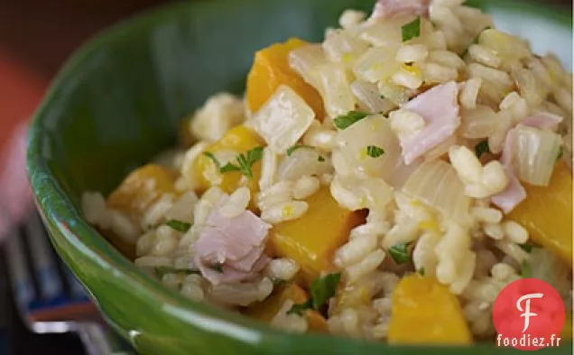 Risotto À La Citrouille Et Au Prosciutto