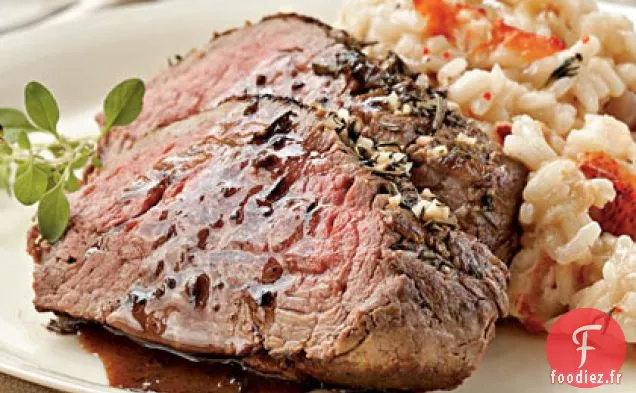 Risotto de Homard avec Filet de Bœuf frotté aux Herbes
