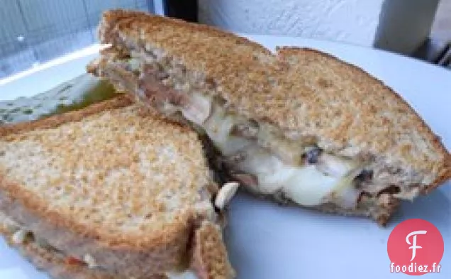 Sandwich Chaud aux Champignons Portobello