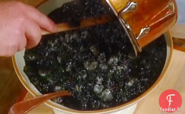 Risotto Noir à la Seiche: Risotto Nero con Seppie