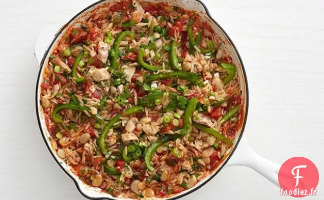 Poêle Orzo au Thon
