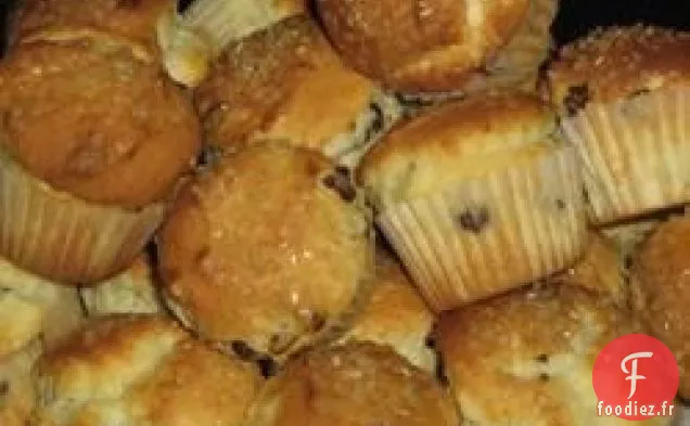 Muffins au Fromage à la Crème aux Pépites de Chocolat