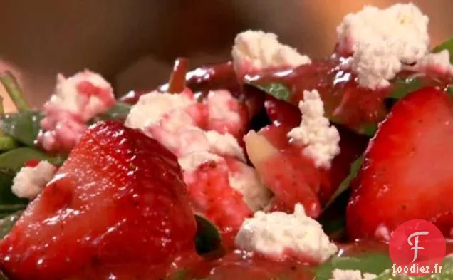 Salade de Fraises et Épinards