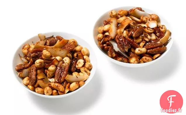 Noix Épicées À L'Indienne Avec Noix De Coco