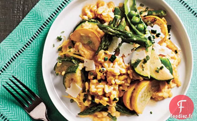 Risotto d'Été Au Citron et aux Légumes