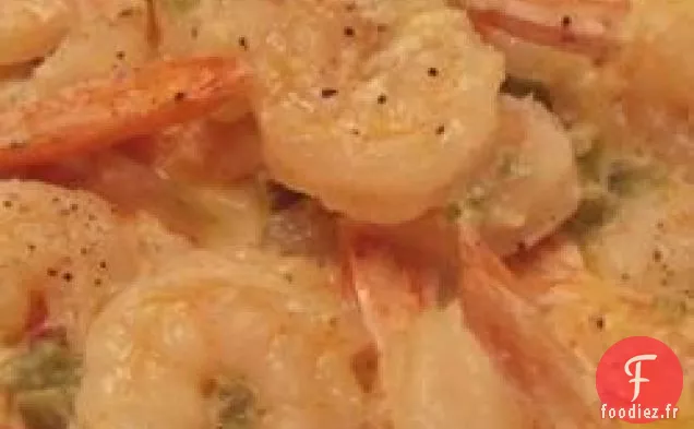 Crevettes Épicées en Sauce à la Crème