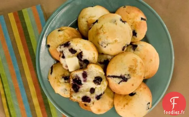 Muffins au Citron et aux Bleuets