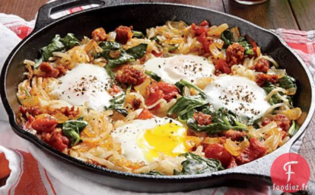 Hachage de Chorizo Mexicain