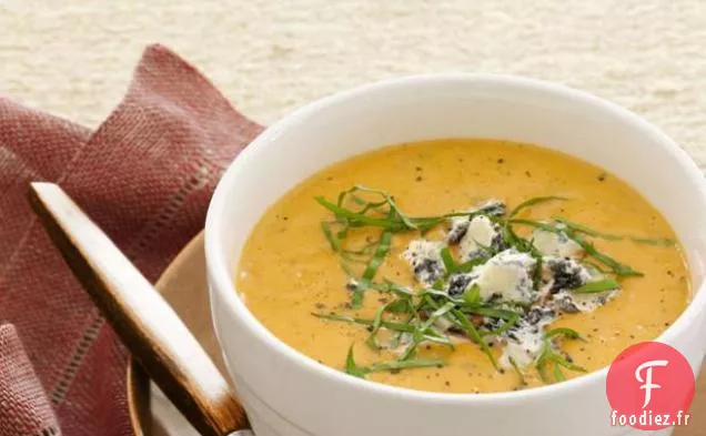 Soupe Gorgonzola aux Tomates