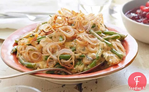 Casserole de Haricots Verts sur la Cuisinière