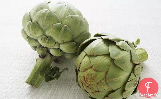 Artichauts rôtis, Carottes et Fenouil avec Flétan rôti à la poêle