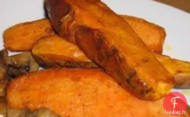 Bâtonnets de Patates Douces Au Four
