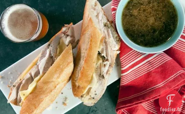 Trempette de Dinde Rôtie au Gruyère Fondu