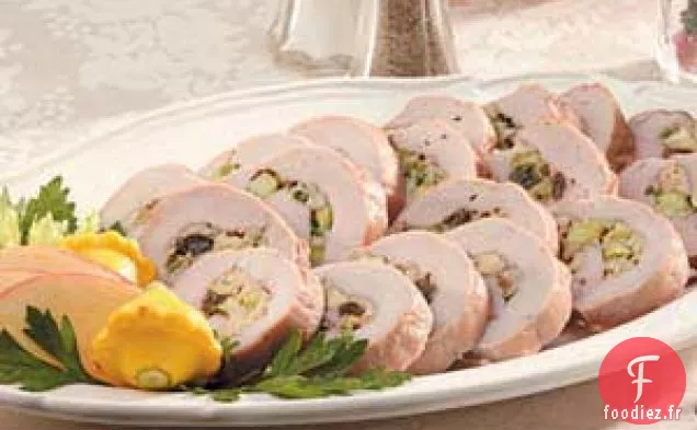 Rôti de Porc Farci aux Pommes