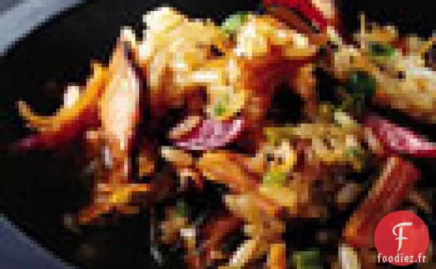 Riz Gluant avec Saucisse Chinoise et Pétoncles Séchés