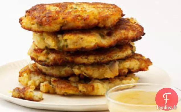 Purée de Pommes de Terre Croustillante et Galettes Farcies
